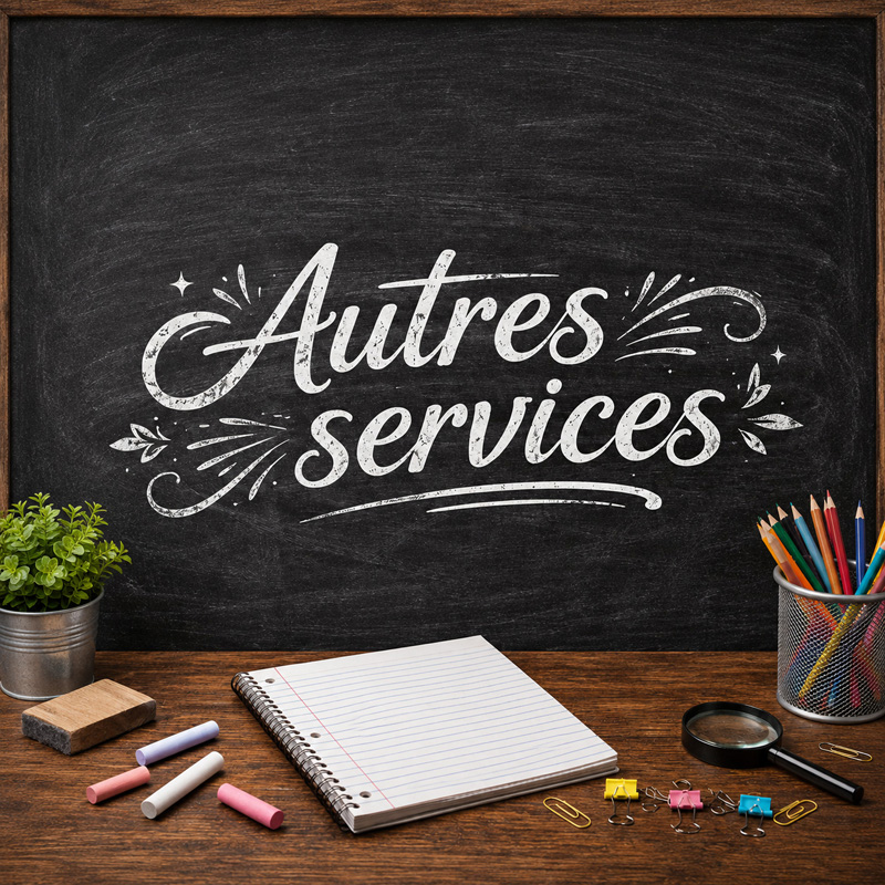 Autres services - Préparation au TENS, TDG, TCF, francisation